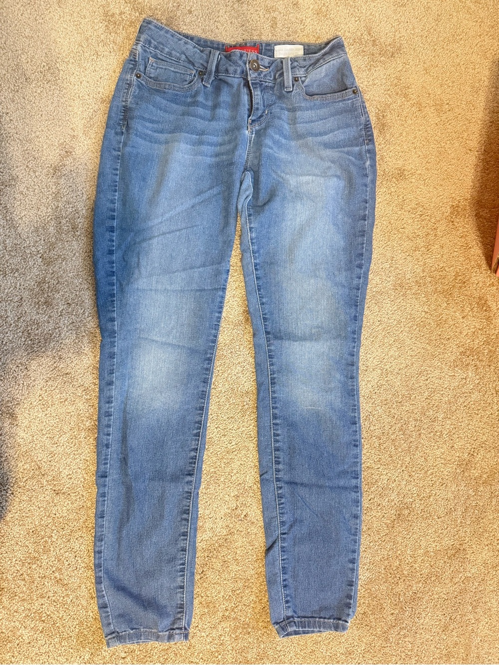Guess Slim Skinny Jeans in Medium Blue Wash
